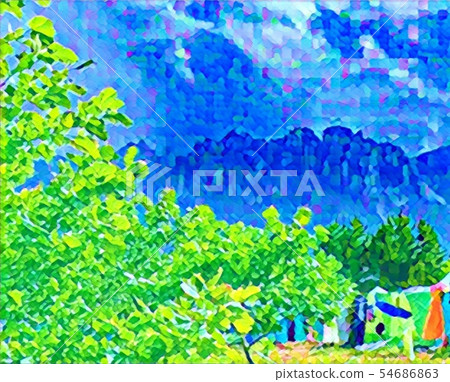 Campsite sketch 54686863