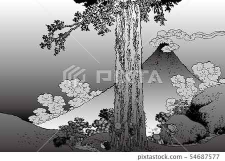 Katsushika Hokusai Image Koshu Mishima Yue 54687577