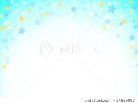 Blue colored star glitter image Blue colored star glitter image 54689098