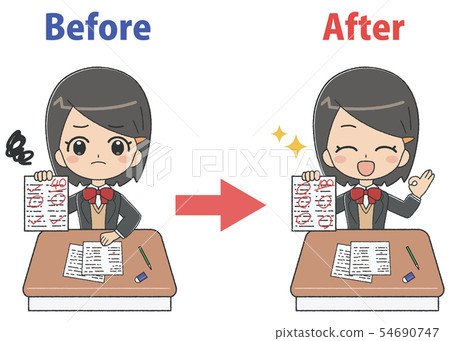 學生成績前後 學生成績前後 54690747