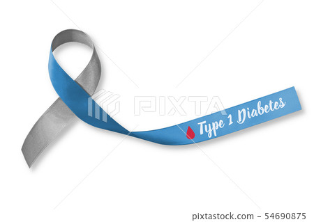 World diabetes day with grey blue red blood drop World diabetes day with grey blue red blood drop 54690875