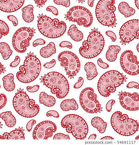 Cute paisley pattern Cute paisley pattern 54691117