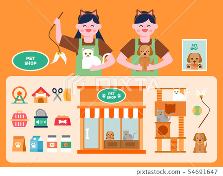 商店例證設置05 商店例證設置05 54691647
