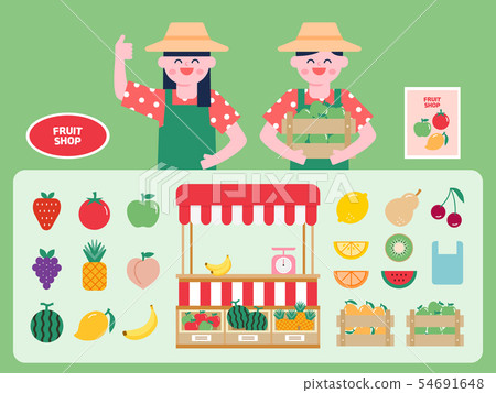 商店例證設置06 商店例證設置06 54691648