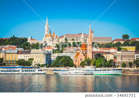 Urban landscape of Budabest city. Hungary. Toned. Urban landscape of Budabest city. Hungary. Toned. 54691751