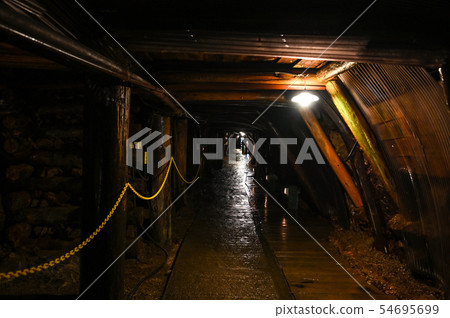 In the Ashio Copper Mine tunnel 54695699