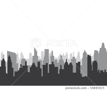 city skyline vector silhouette city skyline vector silhouette 54695915
