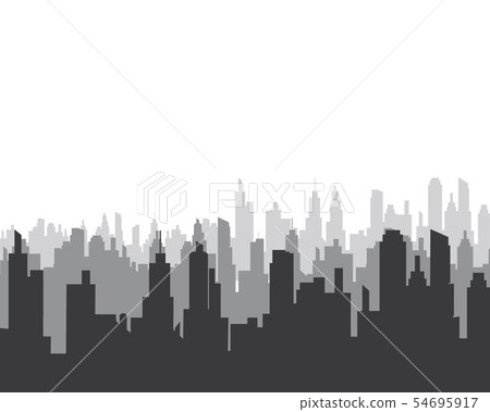 city skyline vector silhouette city skyline vector silhouette 54695917