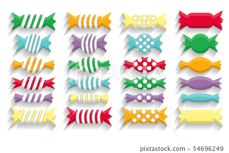 sweets silhouettes in flat style EPS 10 sweets silhouettes in flat style EPS 10 54696249
