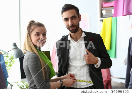 Creative Garment Design Tailoring Service Concept 54696505