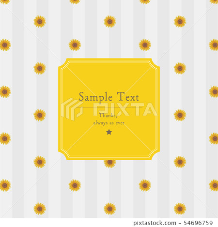 Background material illustration sunflower sunflower pattern pattern yellow yellow Background material illustration sunflower sunflower pattern pattern yellow yellow 54696759