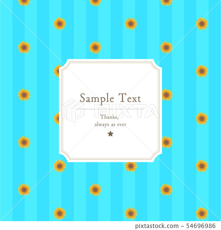 背景材料例證向日葵向日葵仿造淺蘭的樣式 背景材料例證向日葵向日葵仿造淺蘭的樣式 54696986