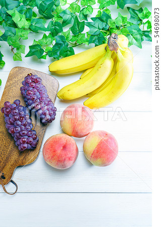 Peach and strawberry and banana 54698073
