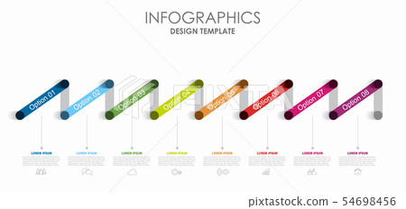 Infographic design template with place for your data. Vector illustration. Infographic design template with place for your data. Vector illustration. 54698456