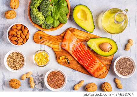 Animal and vegetable sources of omega-3 acids. Animal and vegetable sources of omega-3 acids. 54698704