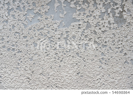 Peeled white paint (concrete wall) 54698864