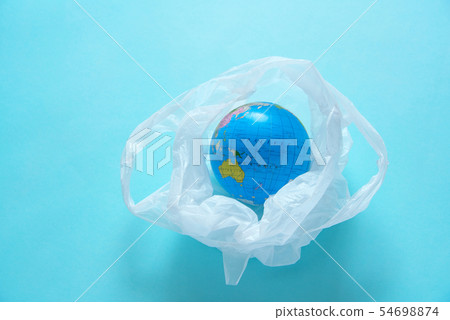 Environmental image Shopping bag and globe 54698874