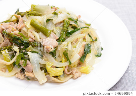 Stir fried vegetables 54699894