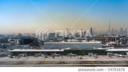 Dubai Cityscape-Dubai International Airport Dubai Cityscape-Dubai International Airport 54701676
