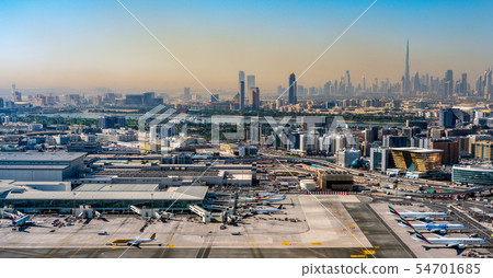 Dubai Cityscape-Dubai International Airport Dubai Cityscape-Dubai International Airport 54701685