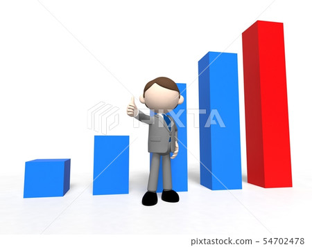 A businessman who is pleased with success 54702478