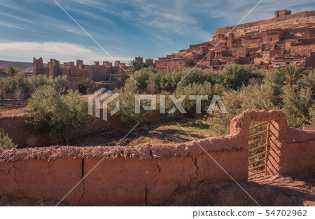View of Ouarzazate in Morocco 54702962