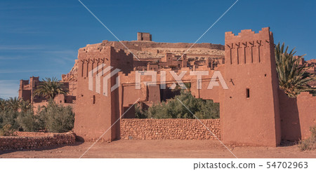 View of Ouarzazate in Morocco 54702963