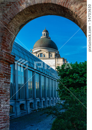 view of famous State chancellery - Staatskanzlei in Munich, Germany view of famous State chancellery - Staatskanzlei in Munich, Germany 54703630