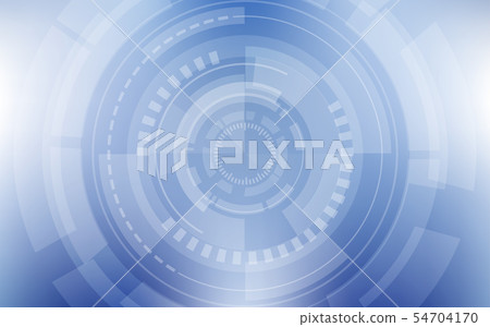abstract technology circles on blue color abstract technology circles on blue color 54704170