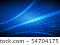 abstract technology curve lines on blue color 54704175