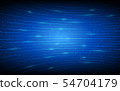 abstract technology curve lines on blue color 54704179