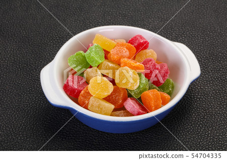 Sweet candied fruit Sweet candied fruit 54704335