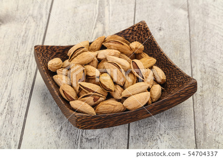 Unpeeled Almonds nuts Unpeeled Almonds nuts 54704337
