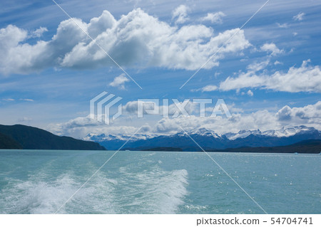 Navigation on Argentino lake, Patagonia landscape, Navigation on Argentino lake, Patagonia landscape, 54704741