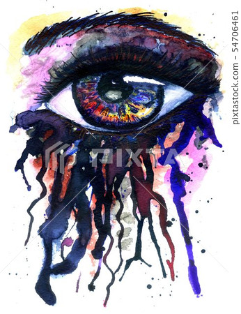 Watercolor Eye Watercolor Eye 54706461