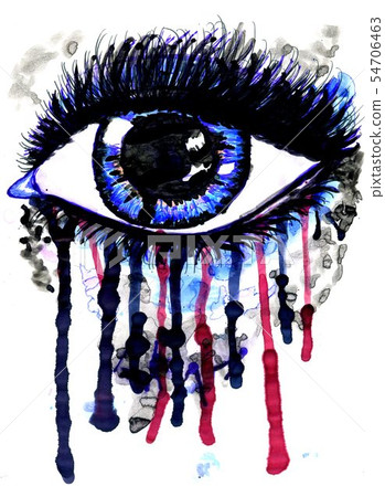Watercolor Eye Watercolor Eye 54706463