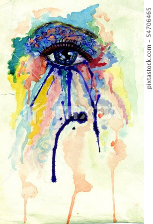 Watercolor Eye Watercolor Eye 54706465
