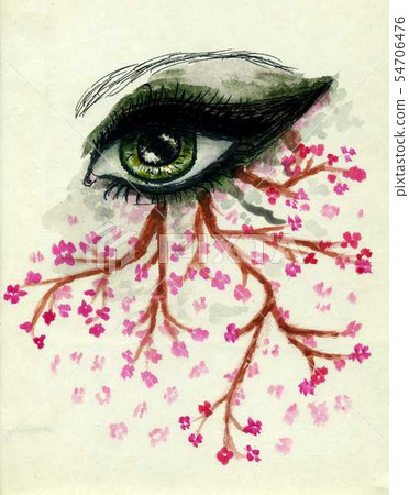 Sketch of an Eye 54706476