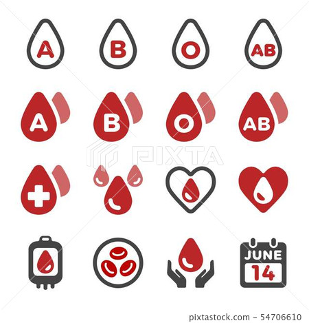 blood icon set 54706610