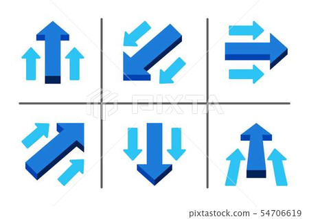 arrow conceptual illustration and vector set arrow conceptual illustration and vector set 54706619