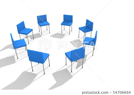 Chair (lined chair white background) 54706684
