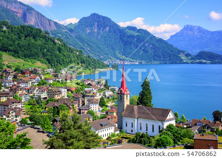Lake Lucerne by Weggis, Switzerland 54706862
