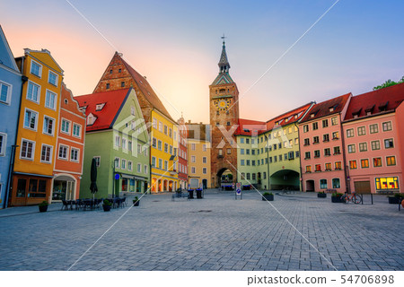 Landsberg am Lech Old Town, Bavaria, Germany 54706898