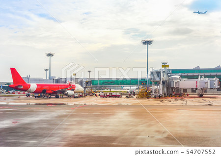 Plane, flight, terminal, airport, airfield 54707552