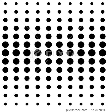 Vector halftone dots. Black dots on white 54707891