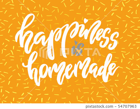 Baby nursery handwritten lettering 54707963