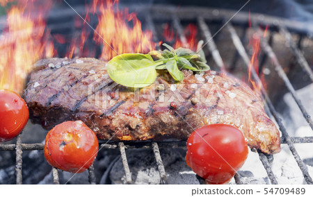 Summer meat grill Summer meat grill 54709489