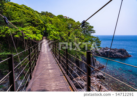 [Shizuoka Prefecture] Higashi Izu Jogasaki Coast Owaki Kobuchi Hashidate Suspension Bridge 54712291