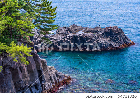 [Shizuoka Prefecture] Higashiizu Jogasaki Coast View from the Hashidate Suspension Bridge 54712320