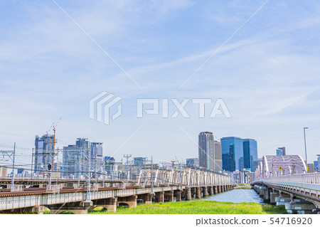 Osaka Kita cityscape 54716920